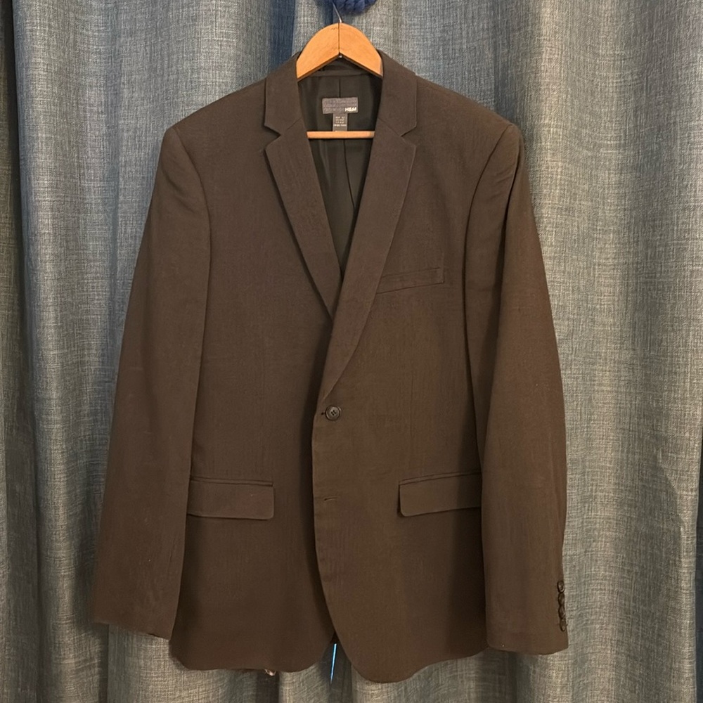 Brown Fitted Blazer
